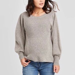 ISABEL MATERNITY Bishop Sleeves Sweater XS